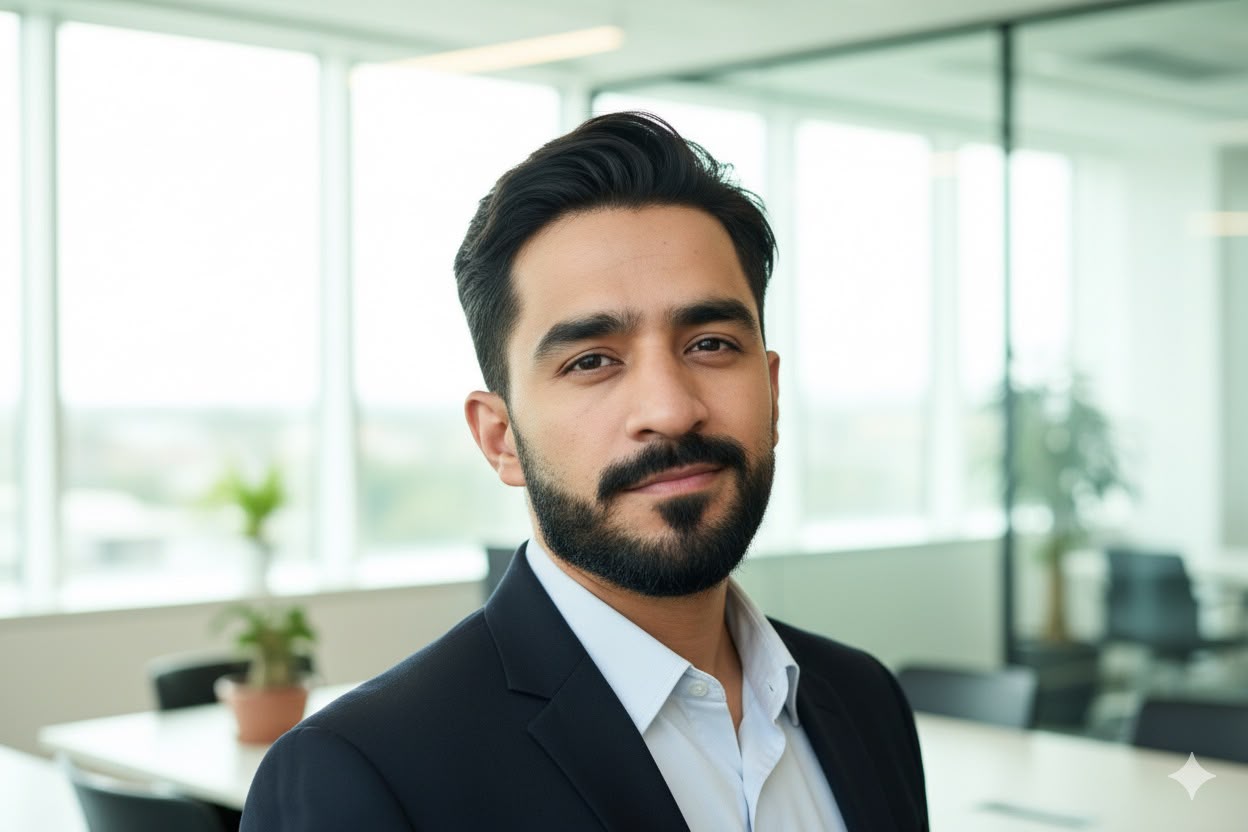 Portrait of Yusuf Ali, Chief Sales Officer (CSO) at OSGT Acoustic