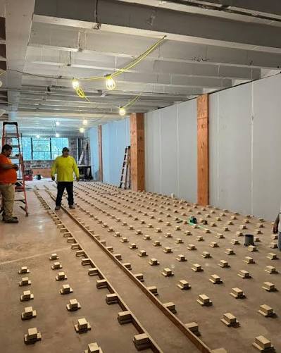 Floating Floor Systems — real-world installation example from the OSGT acoustic catalog