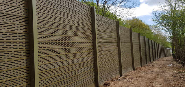 Noise Barriers — OSGT acoustic product installed in a commercial project